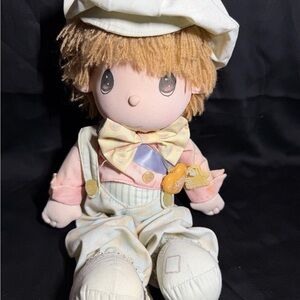 Precious Moments Cream and Pink Boy Plush